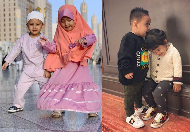 10 Potret Menggemaskan Keponakan Kembar Syahrini, Bikin Ingin Cubit!