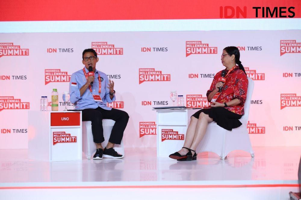 IMS 2019, Sandiaga: 50 Persen Millennial Gak Suka Politik