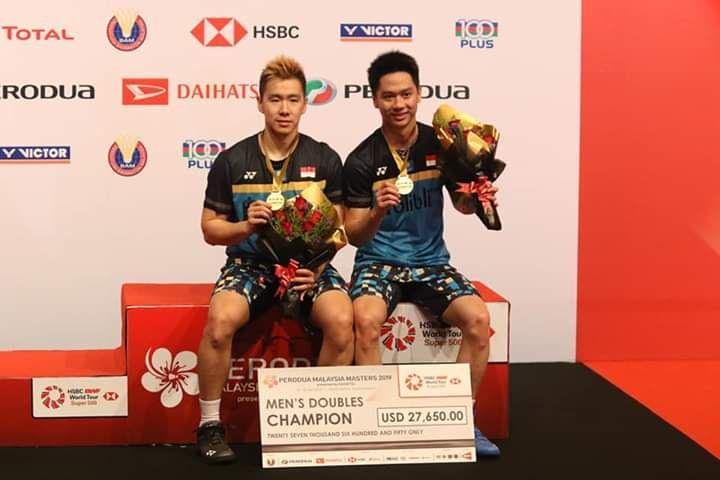 Terbaik, Ini 4 Fakta Marcus/Kevin Juara di Malaysia Masters 2019