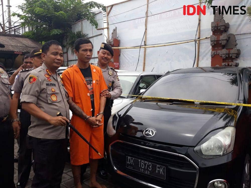 Kecanduan Judi Sabung Ayam, Pria di Denpasar Gelapkan 13 Mobil Rental