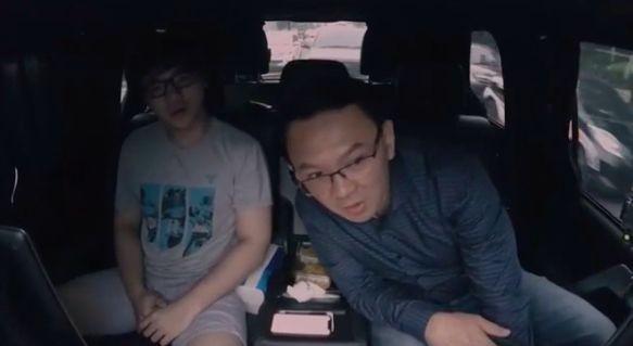 [VIDEO] Ekspresi Ahok Saat Jajal Kali Pertama Jembatan Baru Semanggi