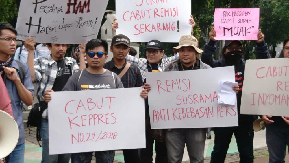 Demo AJI Tuntut Jokowi Cabut Remisi untuk Pembunuh Prabangsa