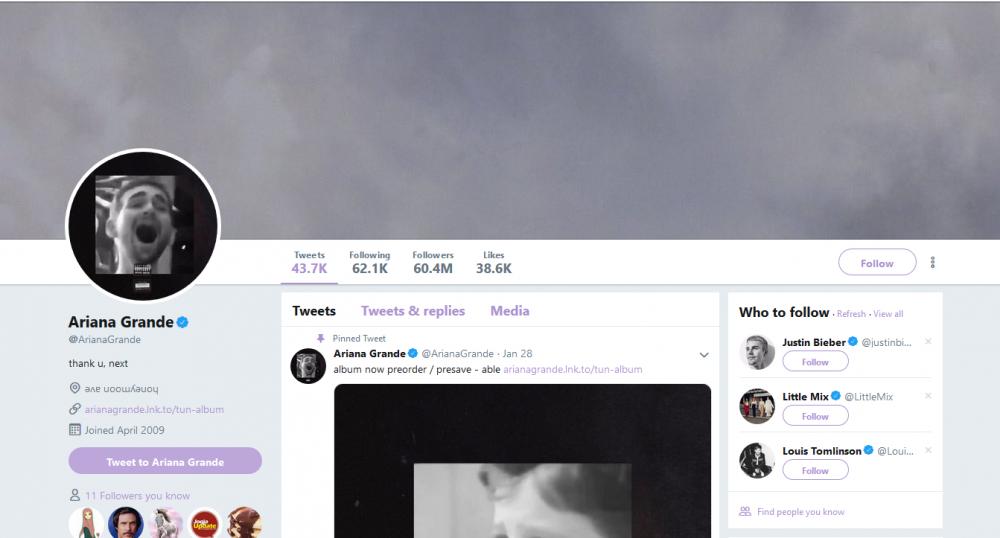 Twitter.com/ArianaGrande