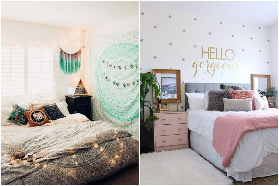Buat Pencinta Warna Pastel, Coba 9 Dekorasi Manis Untuk Kamar Kos Ini!