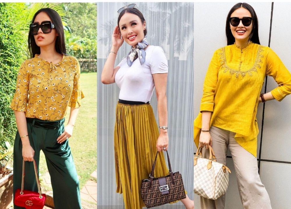 10 OOTD ala Nita Sofiani, Istri Aktor India Vin Rana yang Modis Abis!