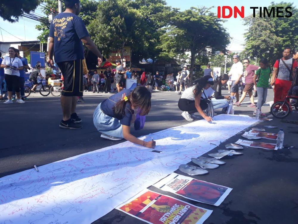 Ratusan Warga Denpasar Tanda Tangan, Dukung Dicabutnya Remisi Susrama