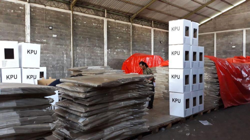 KPU Yogyakarta Mulai Rakit 7.145 Kotak Suara Pemilu