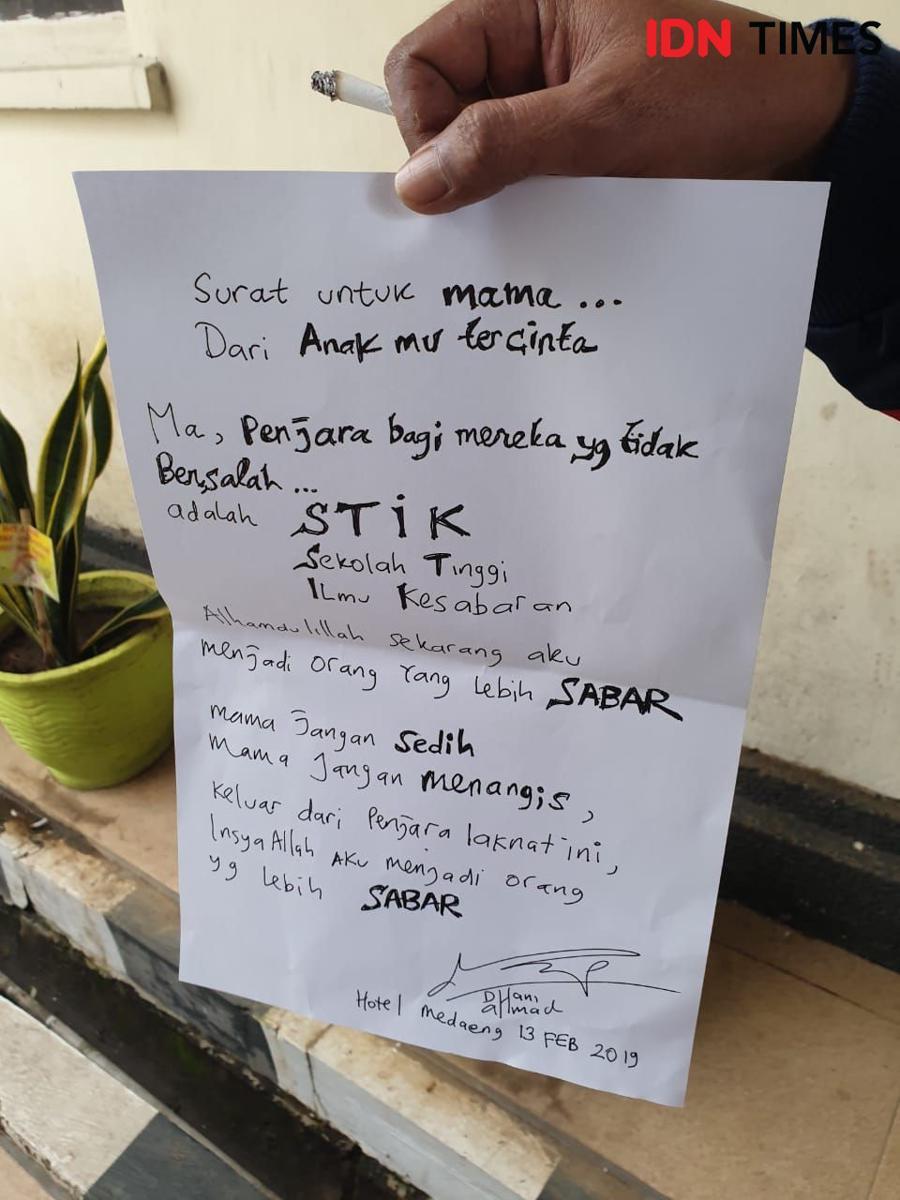 Beredar Surat Ahmad Dhani untuk Sang Ibu: Aku Sedang di Sekolah