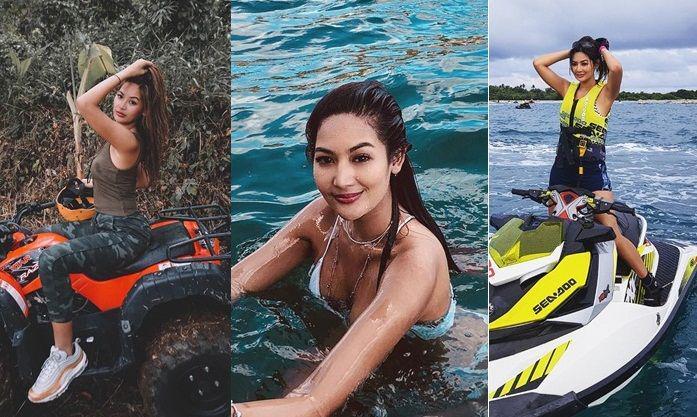 Memesona! 10 Potret Maria Selena Saat Mbolang & Berkegiatan di Alam