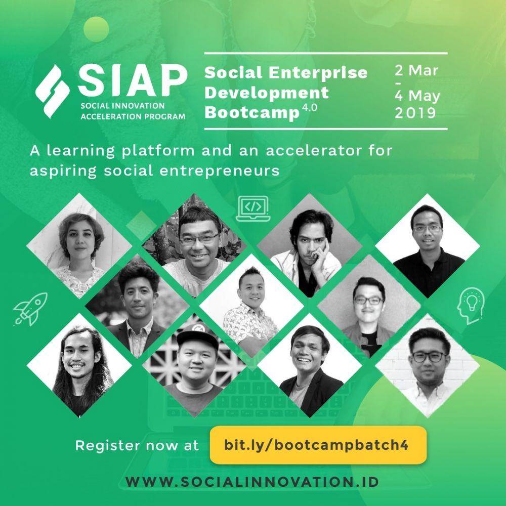 Dorong Bisnis Sosial, SIAP Gelar Bootcamp untuk Social Entrepreneur