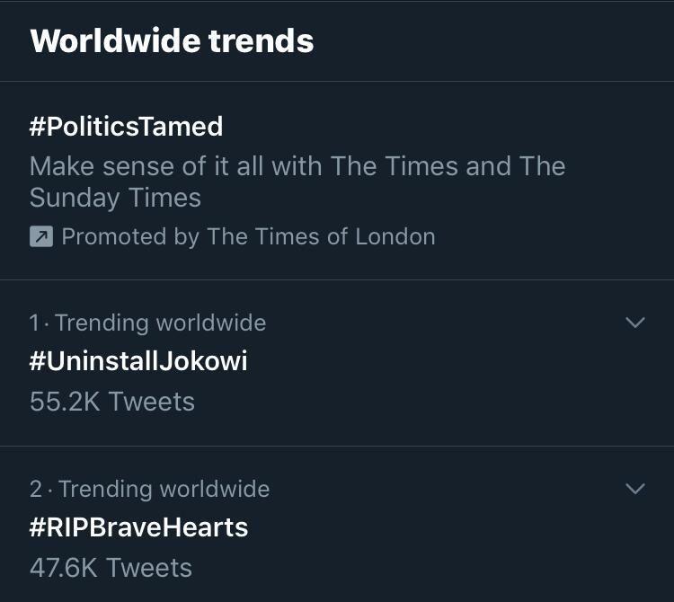 Trending Topic, #UninstallBukalapak Dibalas dengan #UninstallJokowi