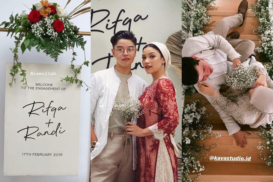 Inspirasi Pertunangan Rifqa Malsyita, Adik Zaskia Mecca yang Stylish