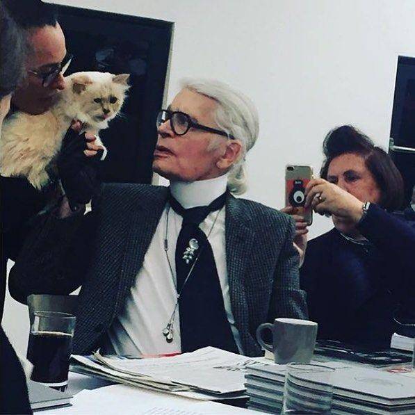 Karl Lagerfeld (instagram.com/choupettesdiary)