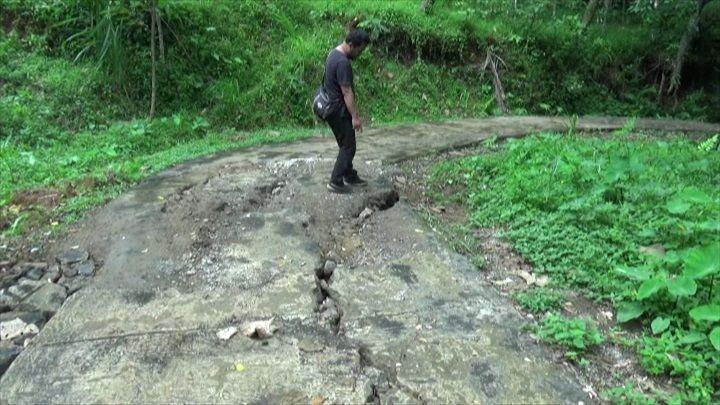 Diguyur Hujan, Pergerakan Tanah Ancam Puluhan Rumah di Majalengka