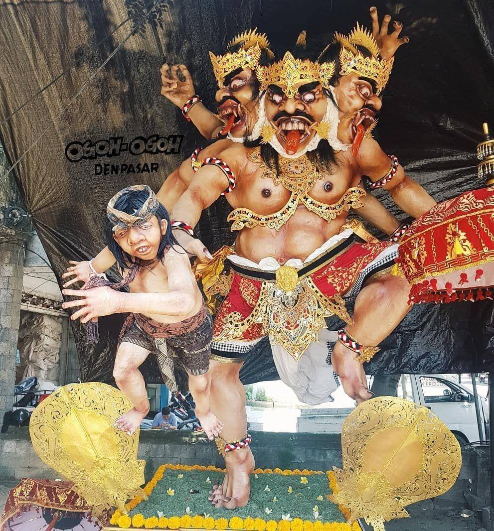 Ogoh-ogoh dari Banjar Abian Timbul, Pemecutan Kelod, Denpasar Barat: "Bhatara Kala". (Instagram.com/ogohogohdenpasar)