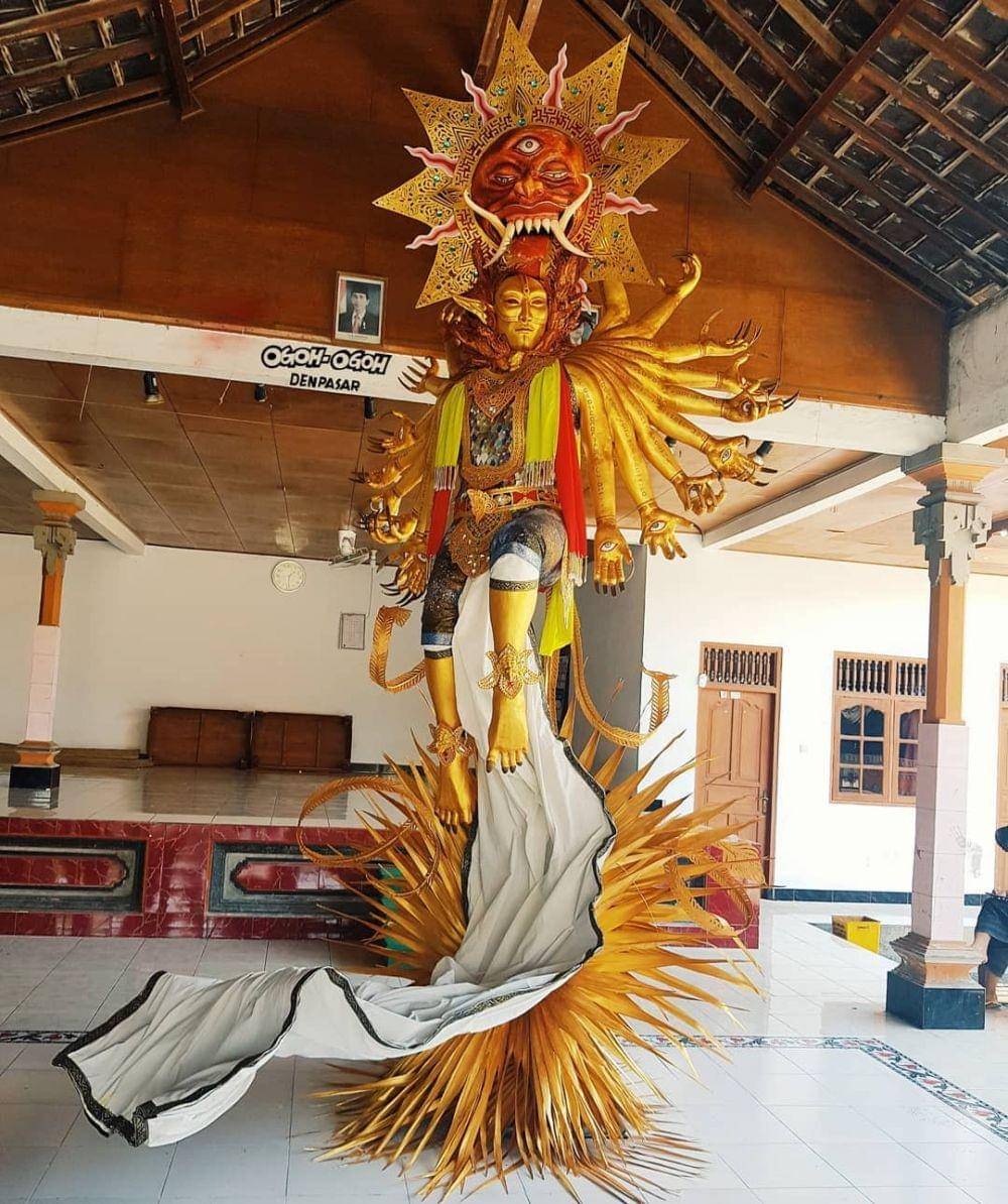 Ogoh-ogoh dari Banjar Padang Sumbu Kelod, Padangsambian Kelod, Denpasar Barat: "Maha Kala Teja". (Instagram.com/ogohogohdenpasar)
