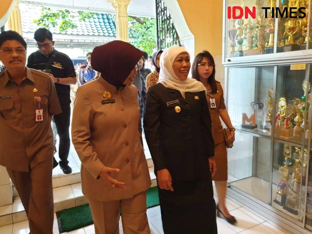Gubernur Khofifah Pastikan Tidak Ada Kebocoran Soal USBN