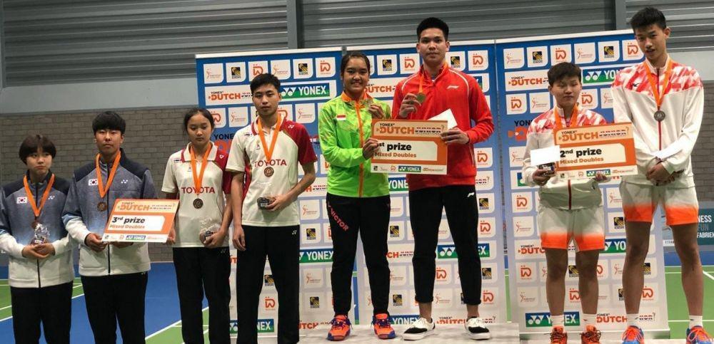 Pemain Muda Indonesia Raih 2 Gelar dari Dutch Junior Grand Prix 2019