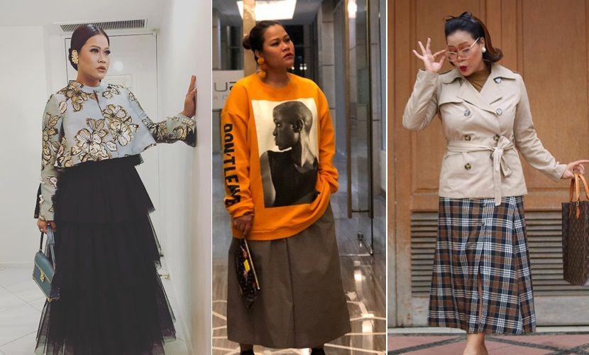 10 OOTD Kekinian ala Okky Lukman, Cocok Buat Cewek Bertubuh Curvy