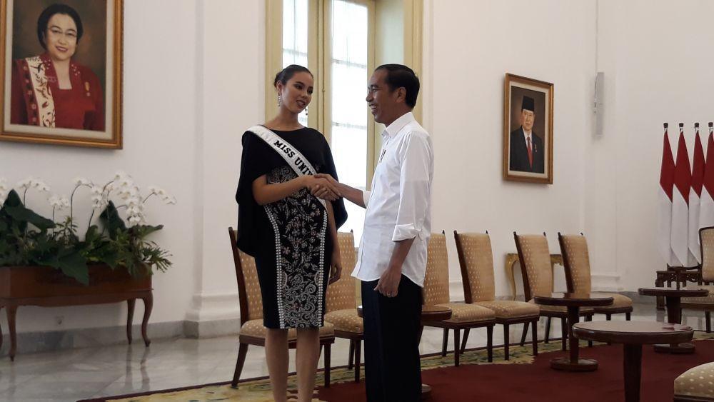 Puteri Indonesia 2019: Saya Sangat Bersyukur Bertemu Jokowi