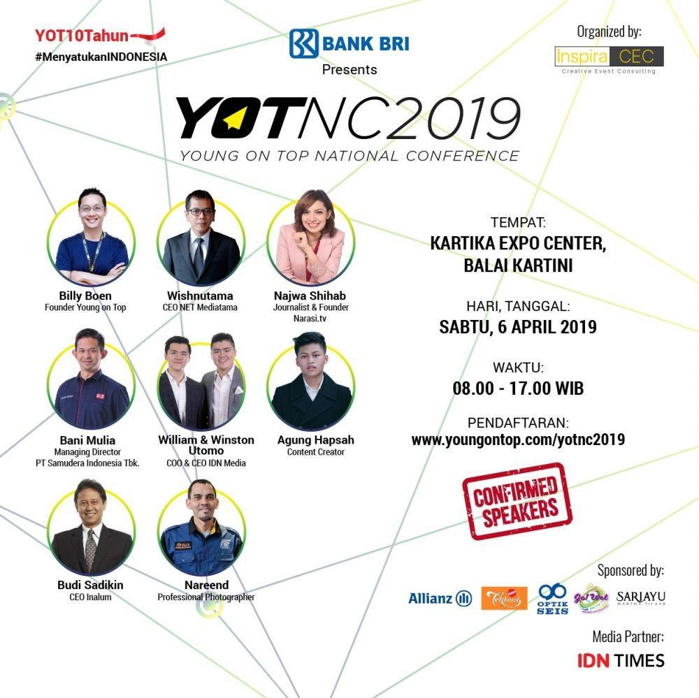 Young On Top National Conference 2019, Menyatukan Anak Muda Indonesia