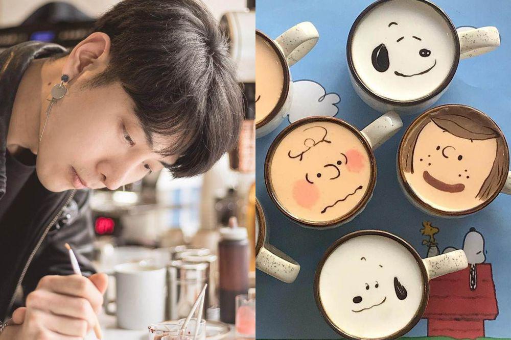 10 Potret Lee Kang Bin, Barista Menawan Asal Korea Selatan!