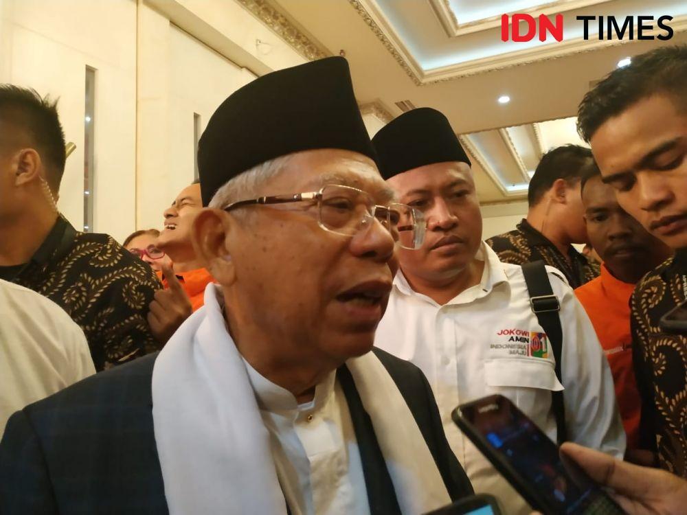 Banser Laporkan Tirto ke Polda, Ma'ruf Amin: Gak Usah...