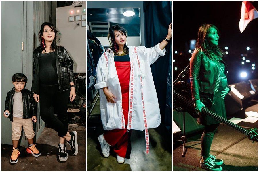 Baru Saja Melahirkan, 7 Style Rock Bumil ala Chua Kotak