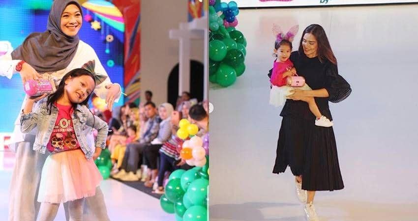 10 Momen Seleb Fashion Show Bareng Buah Hatinya, Super Gemas!