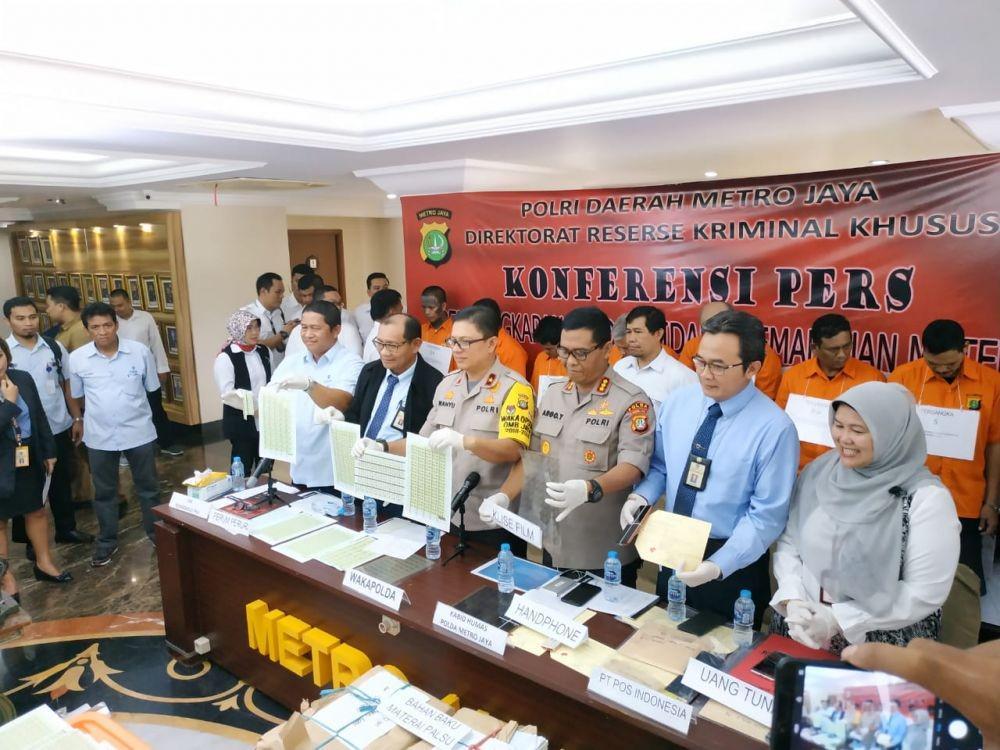 Polisi Ringkus Pemalsu Materai yang Rugikan Negara Rp30 Miliar