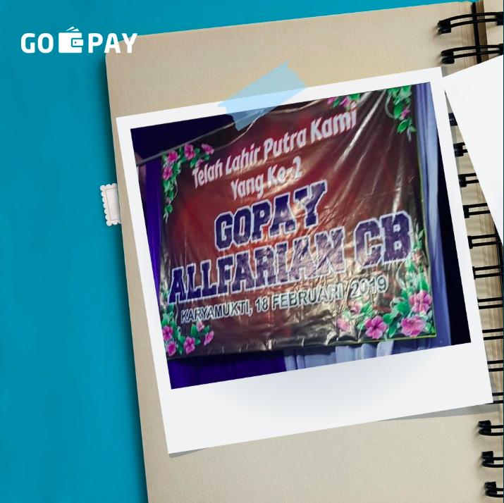 Anak Diberi Nama GoPay, GoJek Beri Saldo Gratis Selama Setahun!