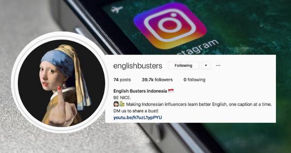 Frontal! Englishbusters Kritik Bahasa Inggris Influencer Indonesia