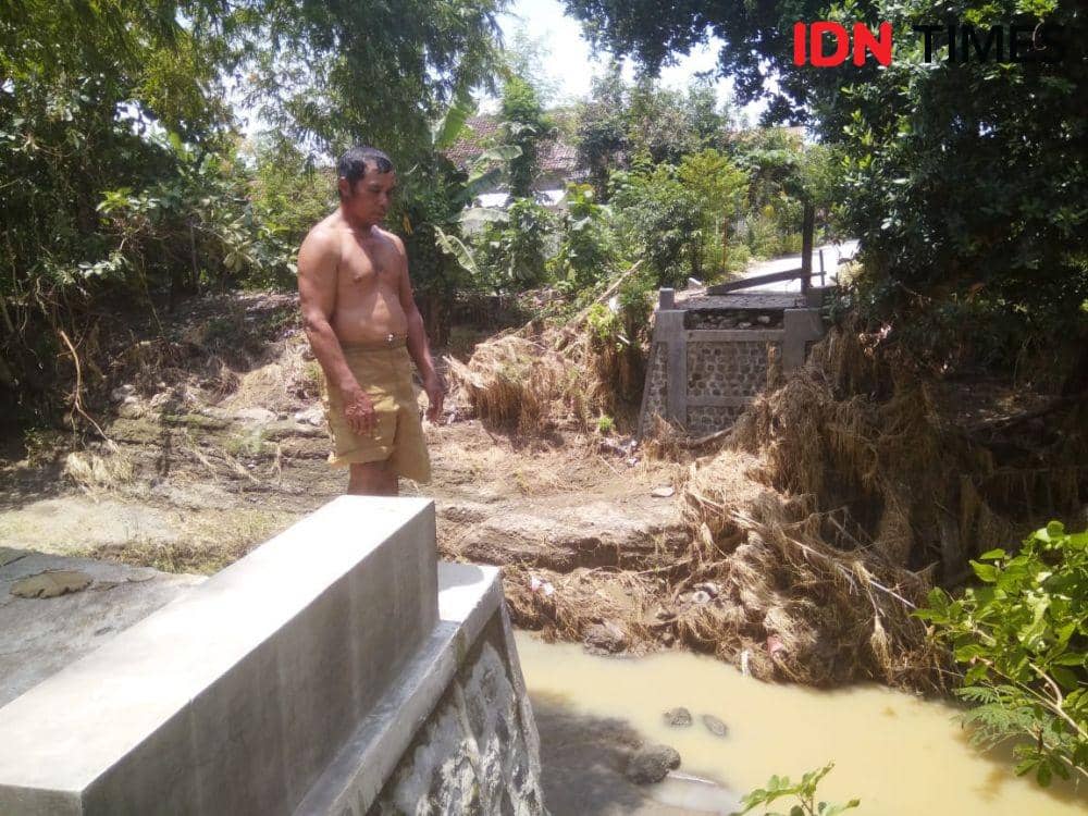 Dampak Banjir, Jembatan Antardusun di Kabupaten Madiun Putus