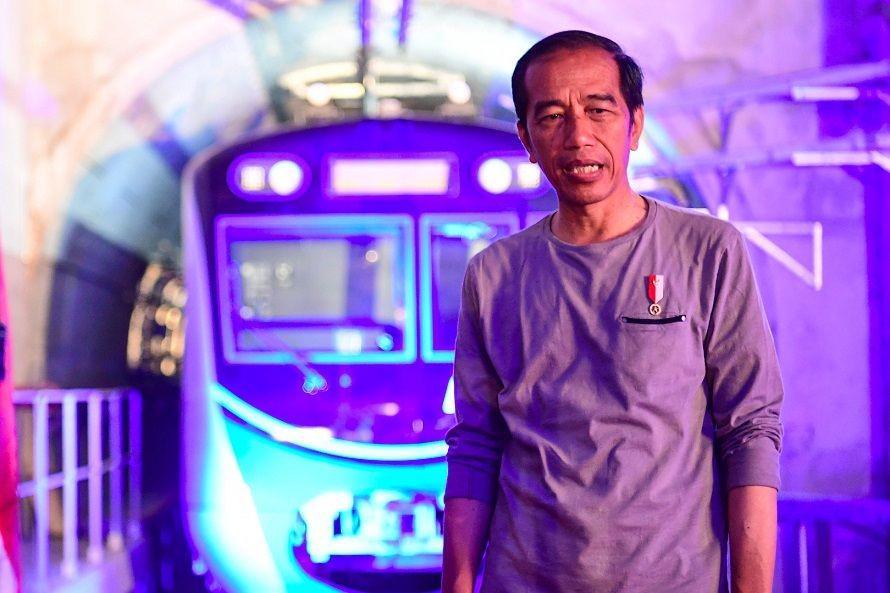 Jokowi Berharap MRT Sepanjang 231 Km Dibangun Dalam 10 Tahun