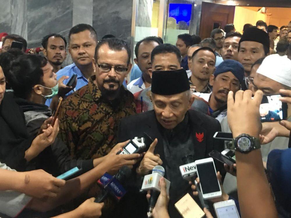 Amien Rais Minta Rekapitulasi Tidak Digelar di Hotel Borobudur