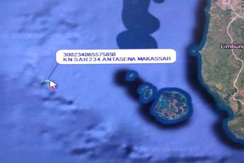 Kapal SAR Antasena 234 Ikut Cari Korban Kapal Karam di Selat Makassar