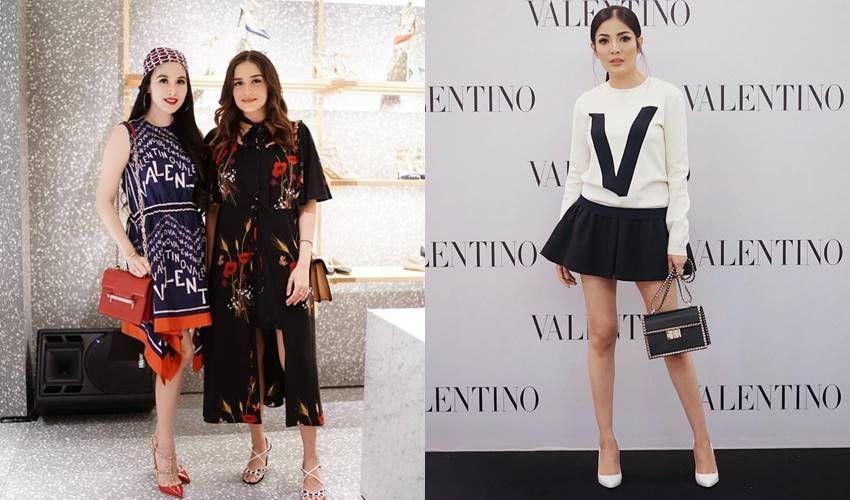 10 Gaya Seleb di Acara Anniversary Valentino Indonesia, Hits Abis