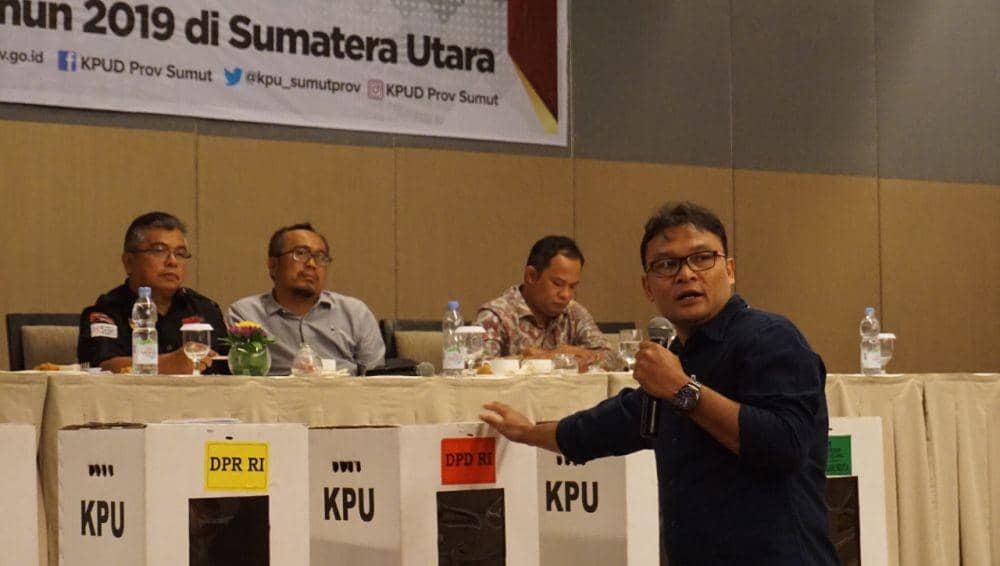 KPU Sumut Sosialisasikan Tata Cara Pemungutan dan Penghitungan Suara