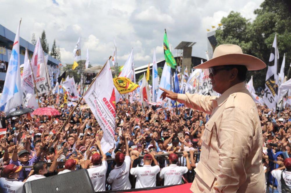 Survei Charta Politika: Prabowo Ketum Partai Paling Disukai Masyarakat