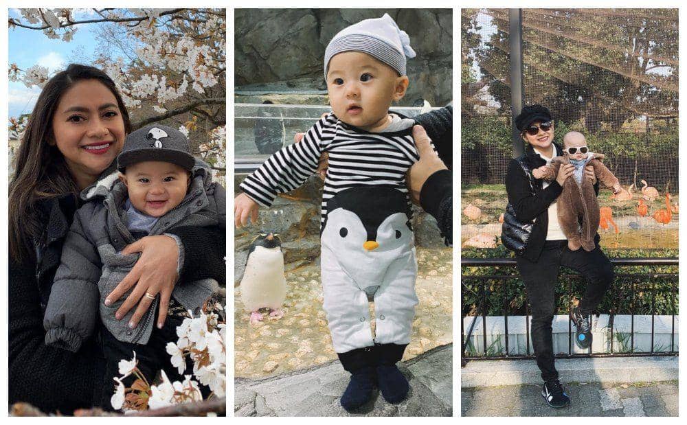 10 Potret Menggemaskan Anak Rini Yulianti Saat Berlibur ke Jepang