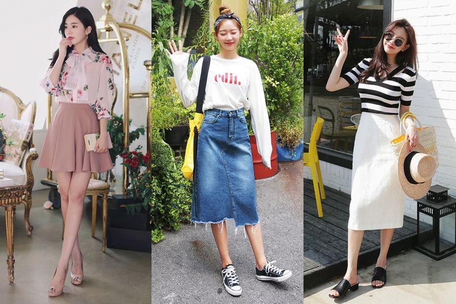 10 Inspirasi Padu Padan Skirt ala Cewek Korea, Anggun nan Modis!