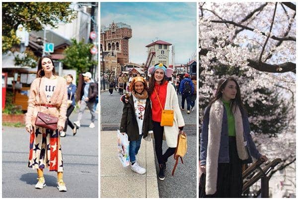 12 Momen Seru Luna Maya Traveling ke Jepang Bareng Keponakan