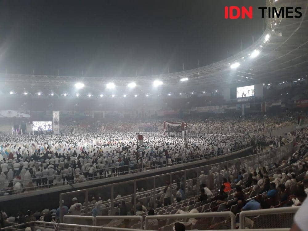 Kiwil Orasi di Kampanye Akbar Prabowo-Sandi