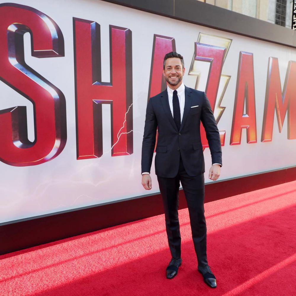 9 Potret Kocak Zachary Levi, Pemeran Shazam Si Superhero Lucu