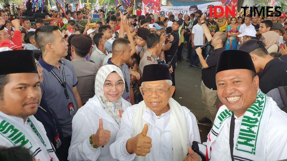 Klaim Kampanye Prabowo Terbesar Sejak Reformasi, Ini Tanggapan Ma'ruf