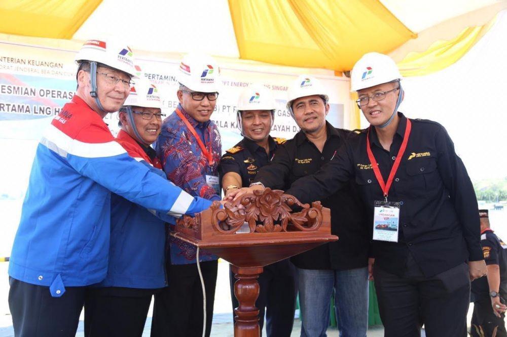 PLB dan LNG Hub Milik Perta Arun Gas Diresmikan