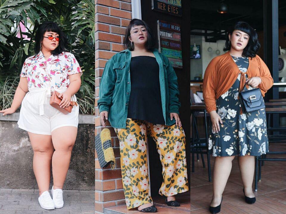 10 Ide Floral Outfit untuk Cewek Bertubuh Big Size, Bagus Banget!