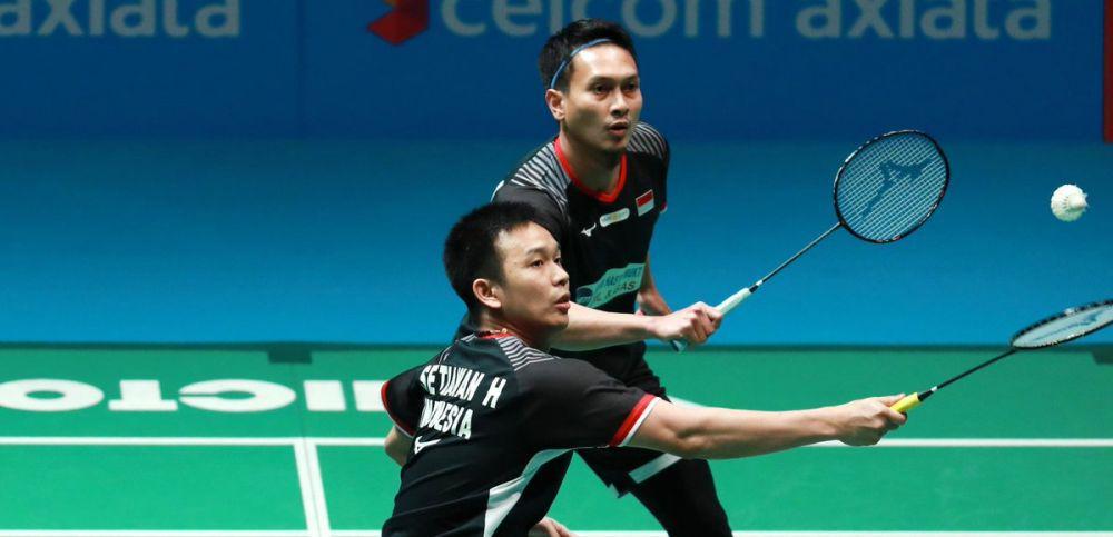 Ahsan/Hendra Kalah, Harapan Hanya Tinggal Pada Anthony Ginting