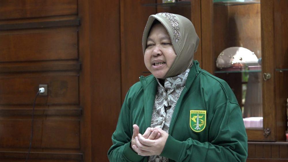 Jelang Final Persebaya Vs Arema, Risma : Bonek Jangan Pergi Sayang
