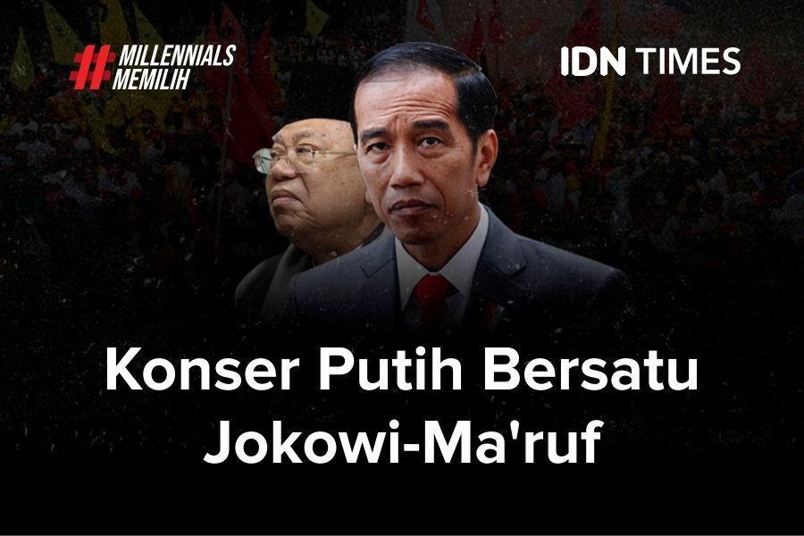 5 Hal Tentang Kampanye Akbar Putih Bersatu Jokowi-Ma'ruf di GBK